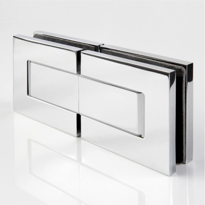 Artikelbild 1 des Artikels “GRAL BF112 Glas-Glas Pendeltürbeschlag 180° glanzverchromt“