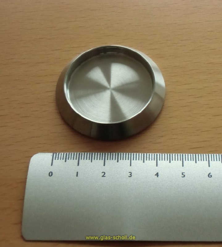 Artikelbild 1 des Artikels “einseitige aufklebbare Edelstahl Griffmuschel d=45 “