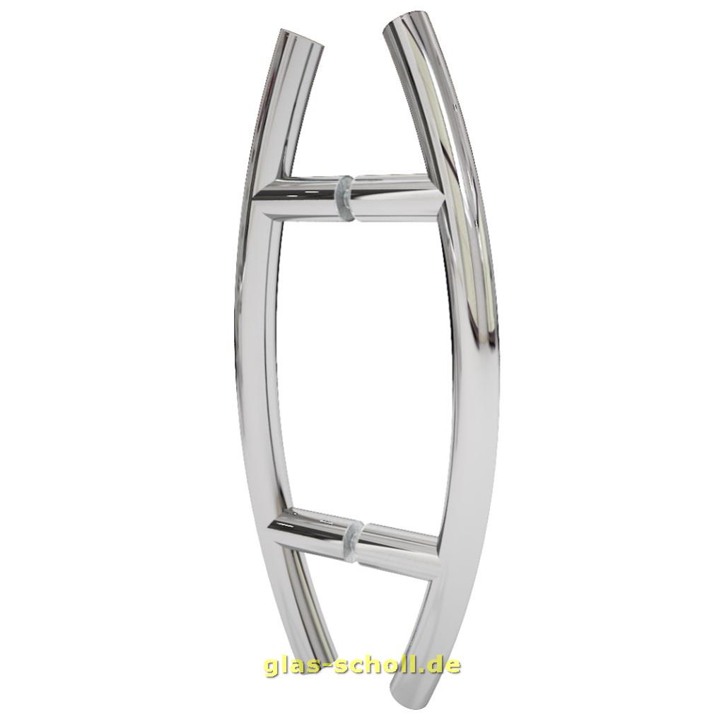 Artikelbild 1 des Artikels “beidseitiger Edelstahl Duschtürgriff hochglanzpoliert d=19 mm für 12 mm Glas “