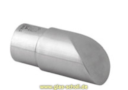 Artikelbild 1 des Artikels “Edelstahl Abschlusskappe gebürstet für Aufgangsgeländer (Paar/2Stk) “