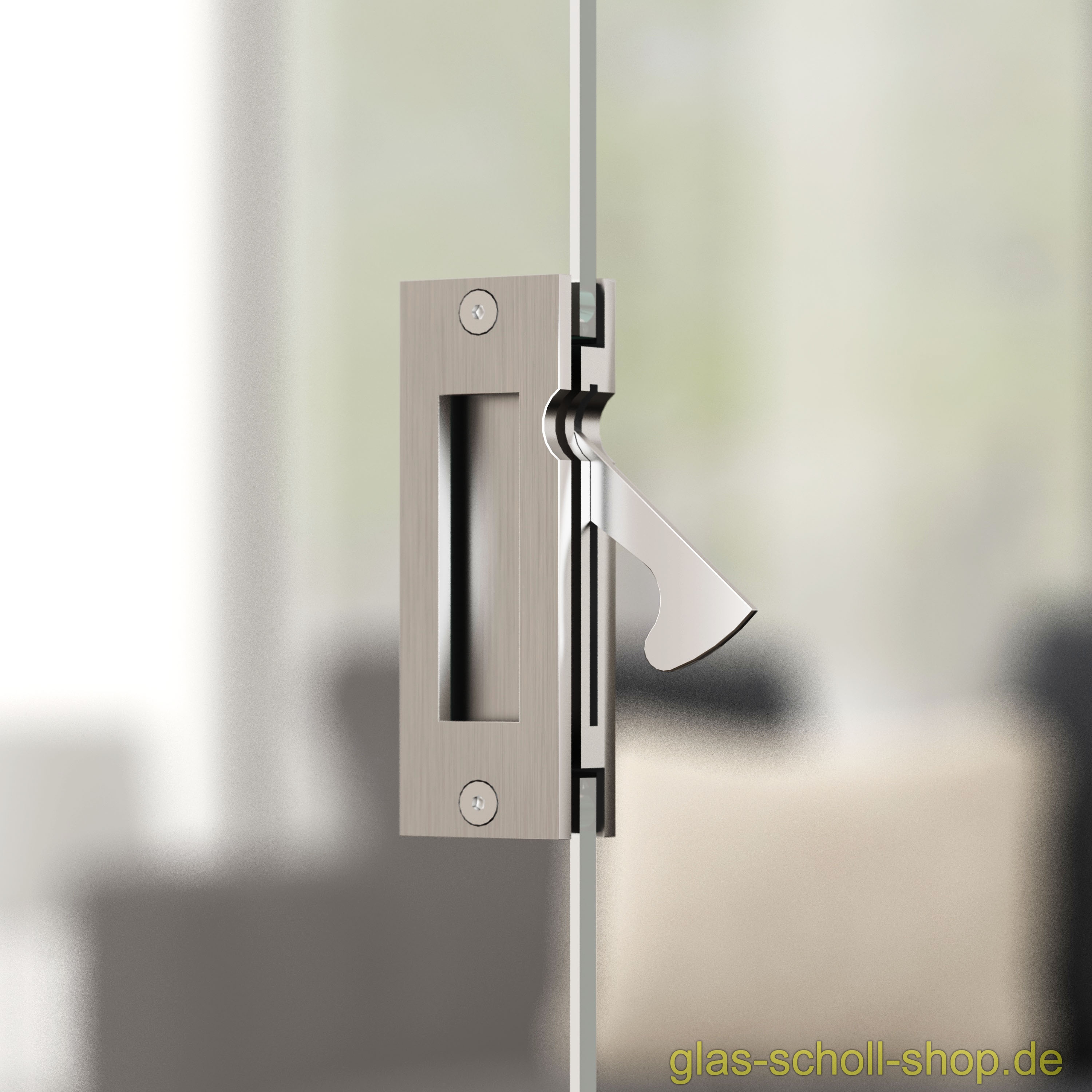 Artikelbild 1 des Artikels “abklappbare Griffmuschel fuer Taschenmontage Edelstahl“