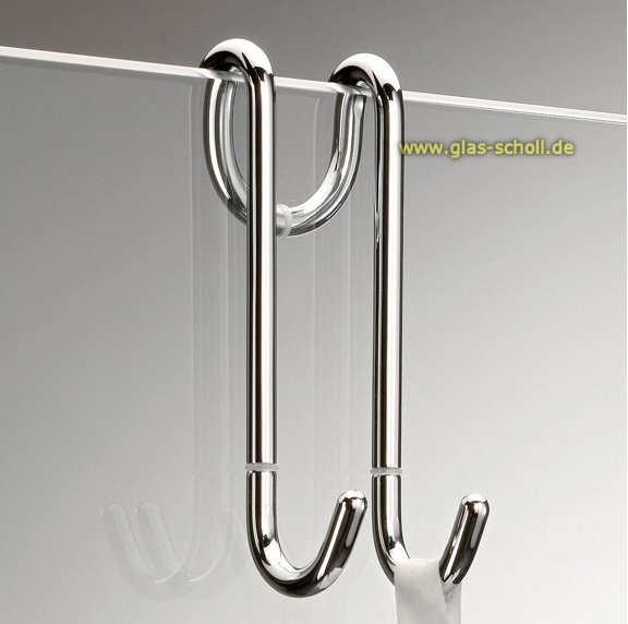 Artikelbild 1 des Artikels “Duschwischer/Handtuchhalter-Haken DH1 (aufsteckbar) glanzverchromt“