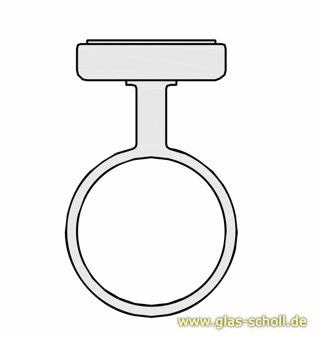 Artikelbild 1 des Artikels “selbstklebendes unteres/seitliches Abweisprofil mit Balg (2500mm) für 8-12mm Glas “