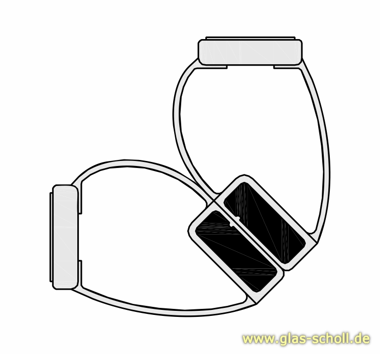 Artikelbild 1 des Artikels “selbstklebende 90 Grad Magnet-Eck-Duschdichtung (2500mm) 8-12mm Glas “