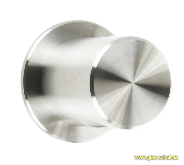 Artikelbild 1 des Artikels “Runder MWE Edelstahl-Türknauf beidseitig d=40/45 Bohrung=16mm geschliffen (Korn 600 strichmatt)“