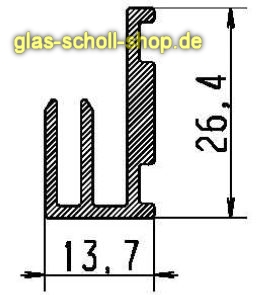 Artikelbild 1 des Artikels “Trägerprofil für Dichtungen als Türanschlag “