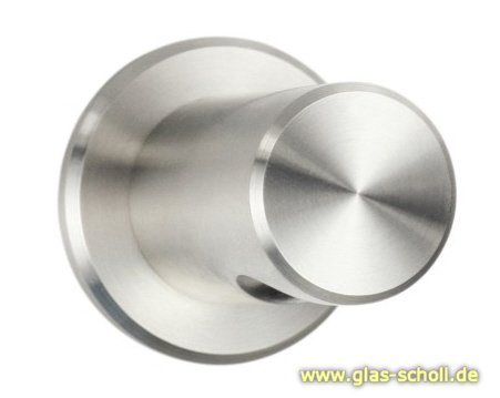 Artikelbild 1 des Artikels “Runder MWE Edelstahl-Türknauf beidseitig d=25/30 Bohrung=16mm Edelstahl geschliffen“