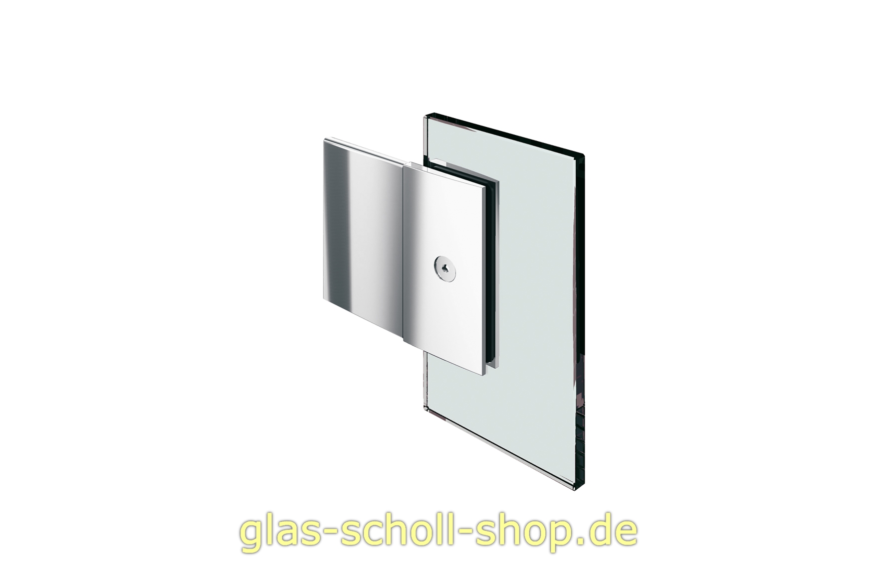 Artikelbild 1 des Artikels “Längsverbinder Glas-Wand 180° passend zu Farfalla, Pillango und Papillon glanzverchromt“