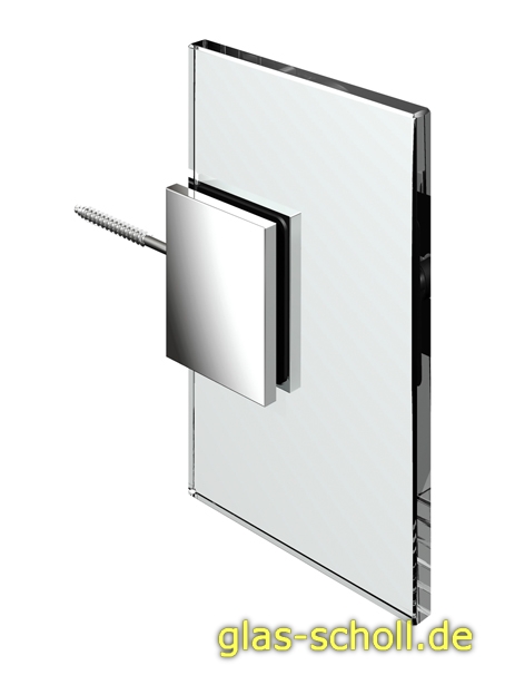 Artikelbild 1 des Artikels “Winkelverbinder Glas-Wand 90° OHNE WINKELLASCHE glanzverchromt“