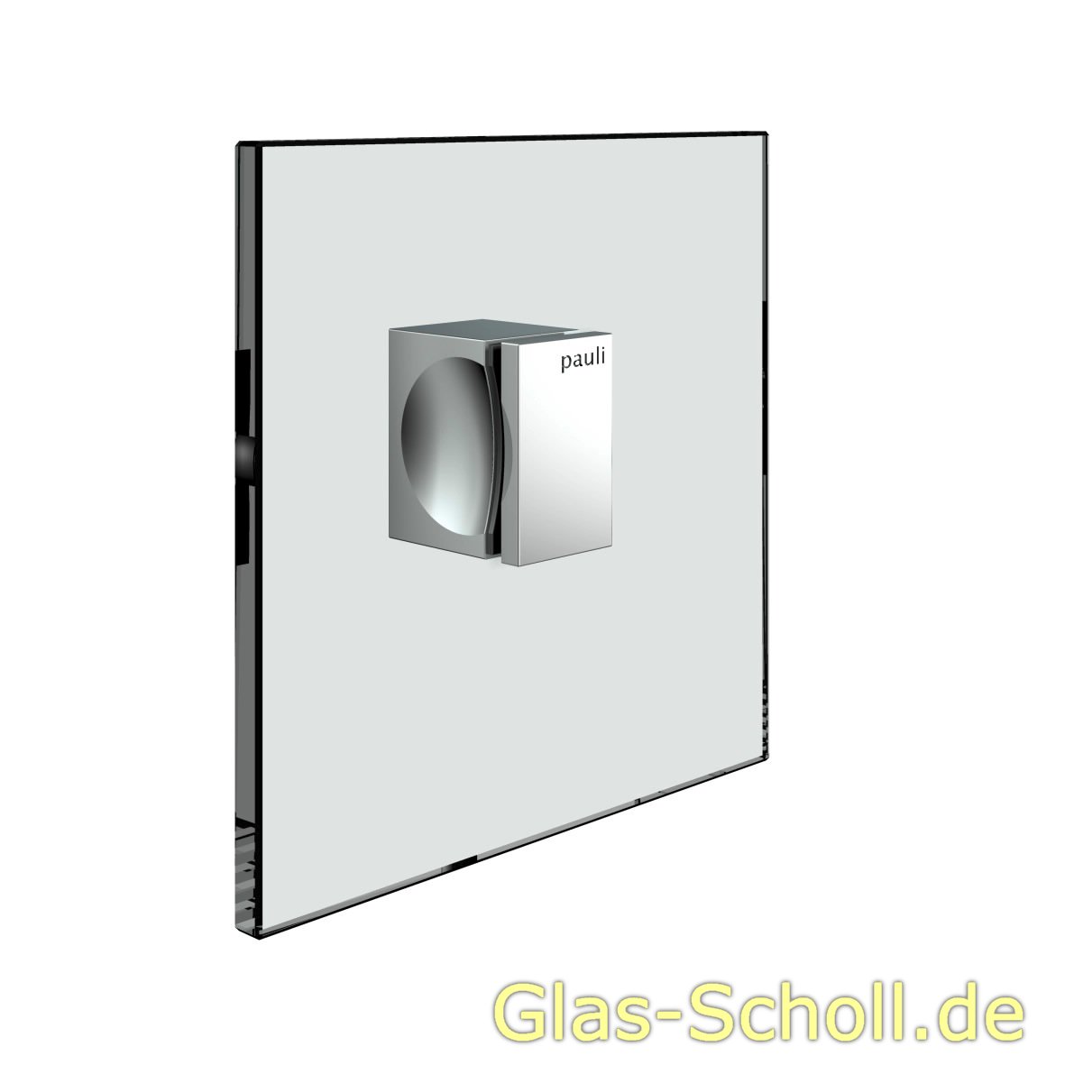 Artikelbild 1 des Artikels “einseitiger Türgriff (eckig) für Lochbohrung 14 mm glanzverchromt“