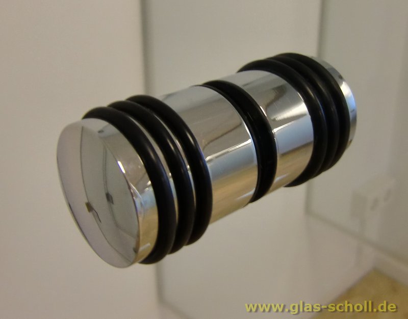 Artikelbild 1 des Artikels “beidseitiger Türgriff mit Gummiringen d=30mm für Lochbohrung 14mm glanzverchromt“