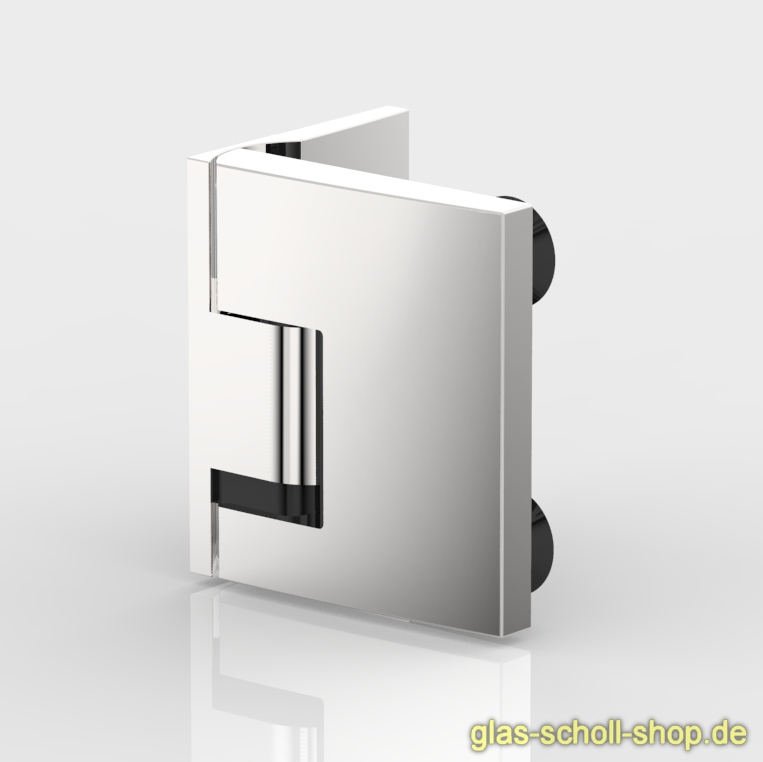 Artikelbild 1 des Artikels “Pavone flächenbündiges Hebe-Senk-Pendel Duschtürband Glas-Wand 90° glanzverchromt“