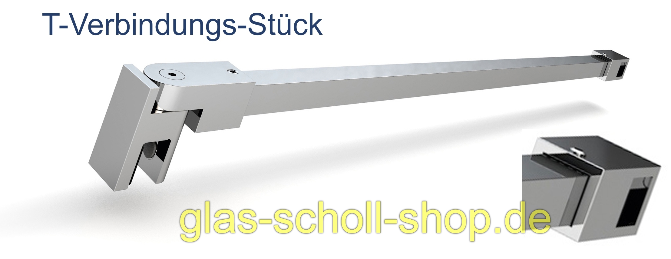 Artikelbild 1 des Artikels “geniales T-Verbindungsstück für quadratische Stabistange 15x15 P8688/P8494 spezialgebeizt-glanzeloxiert (ZN5)“