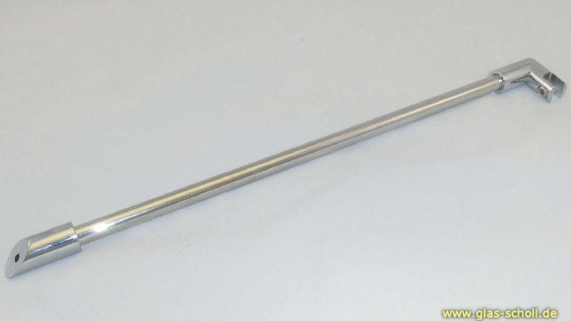 Artikelbild 1 des Artikels “runde Stabilisierungsstange 45° GLAS-WAND 415 mm glanzverchromt (MS7)“