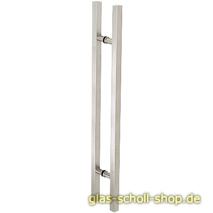 Artikelbild 1 des Artikels “Edelstahl Stoßgriff 1520 mm gebürstet beidseitig eckig Edelstahl geschliffen“