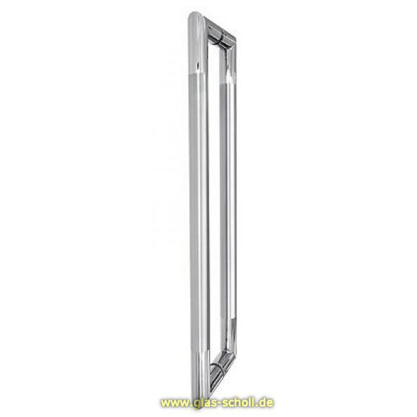 Artikelbild 1 des Artikels “beidseitiger Edelstahl U-Türgriff für 8-12 mm Glas matt gebürstet“