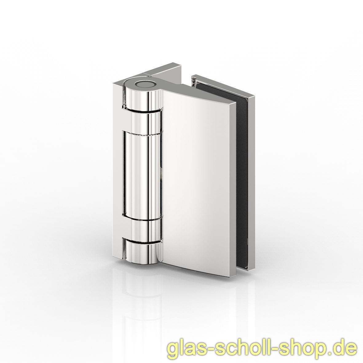 Artikelbild 1 des Artikels “TURA SCHWERLASTBAND Glas-Wand 90Grad nach außen öffnend Duschür glanzverchromt“