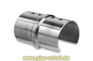 Artikelbild 1 des Artikels “Edelstahl Verbinder gebürstet für Handlauf (2 Stk) “