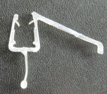 Artikelbild 2 des Artikels “unteres Wasserabweisprofil mit grosser 135° Lippe (1000mm) Duschdichtung für 6-8mm Glas “