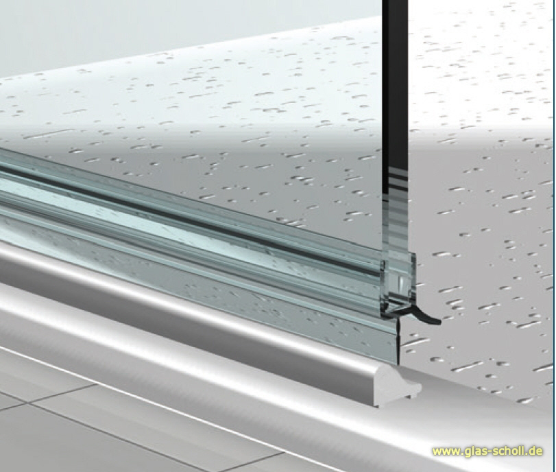 Artikelbild 2 des Artikels “unterer gerader Schwallschutz WEISS (1230 mm) Duschdichtung “