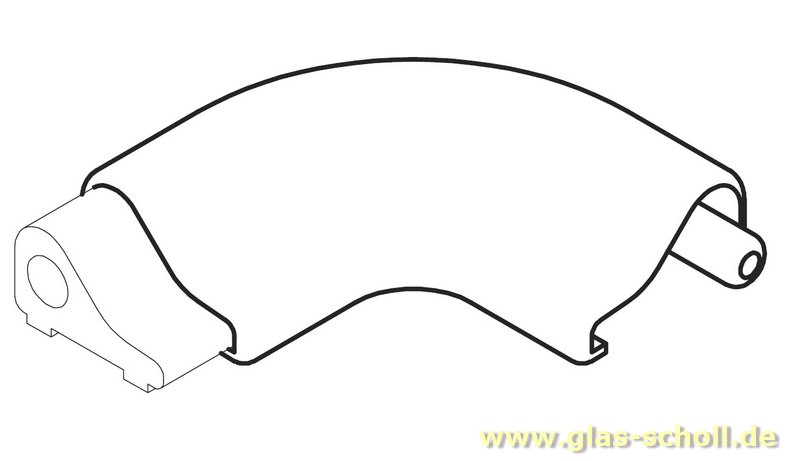 Artikelbild 2 des Artikels “Eckverbinder 90 Grad für unteren geraden Schwallschutz SILBER GLÄNZEND Duschdichtung “