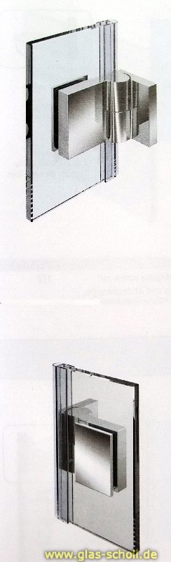 Artikelbild 2 des Artikels “Nivello 90° Glas-Wand RECHTS Hebe-Senk AUSSENBEFESTIGUNG Anschlag glanzverchromt“