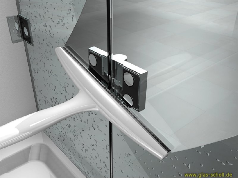 Artikelbild 2 des Artikels “Nivello+ 180° Glas-Glas RECHTS Hebe-Senk flächenbündig Anschlag glanzverchromt“