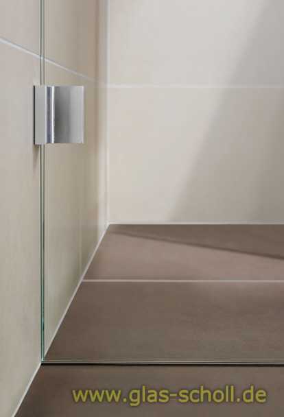 Artikelbild 2 des Artikels “Nivello+ 90° Winkelhalter Glas-Wand AUSSENBEFESTIGUNG flächenbündig glanzverchromt“