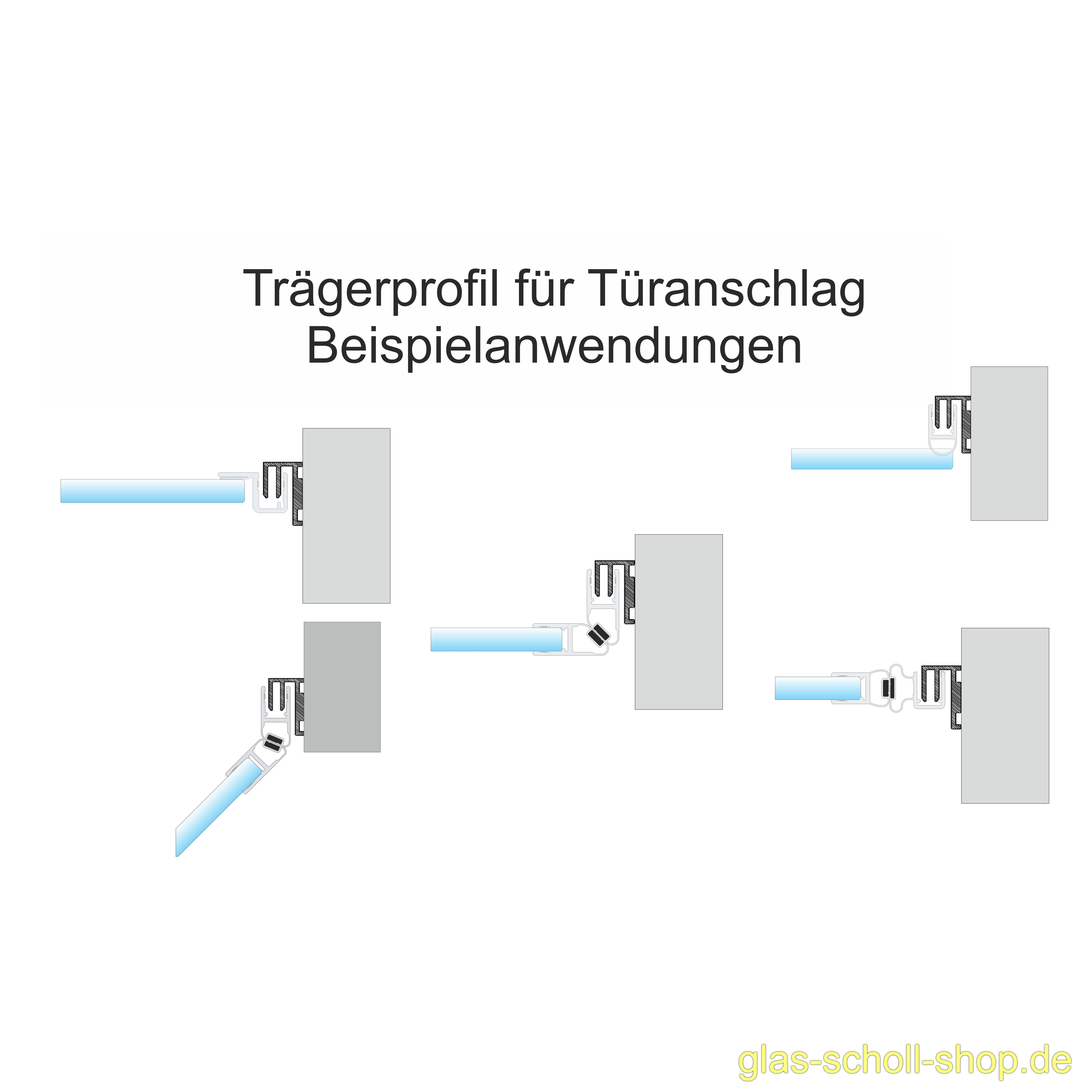 Artikelbild 2 des Artikels “Trägerprofil für Dichtungen als Türanschlag “
