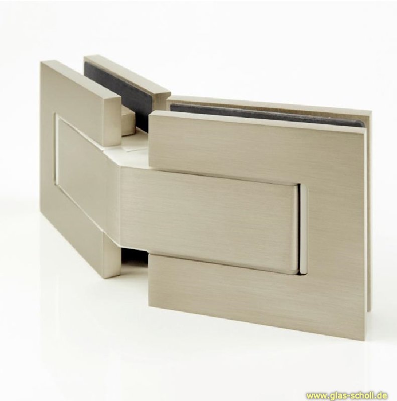 Artikelbild 2 des Artikels “GRAL BF112 Glas-Glas Pendeltürbeschlag 135° glanzverchromt“