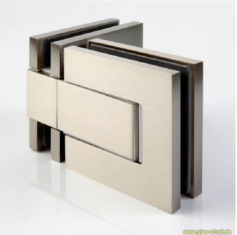 Artikelbild 2 des Artikels “GRAL BF112 Glas-Glas Pendeltürbeschlag 90° glanzverchromt“