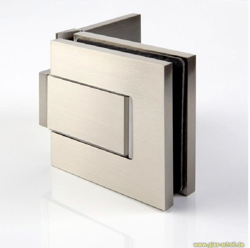 Artikelbild 2 des Artikels “GRAL BF112 Glas-Wand Pendeltürbeschlag 90° eins.Lasche glanzverchromt“