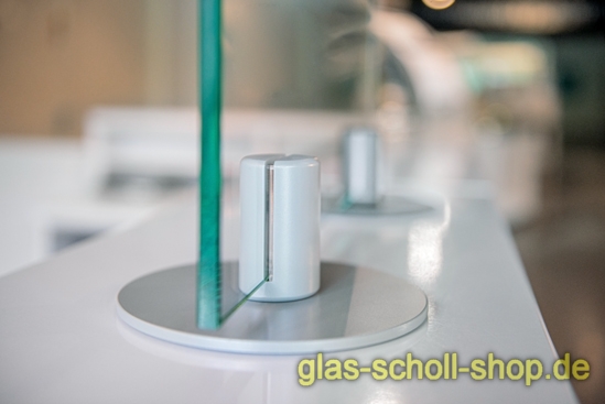 Artikelbild 2 des Artikels “VetroScreen Standfuß weiß RAL9010 (Paar)“