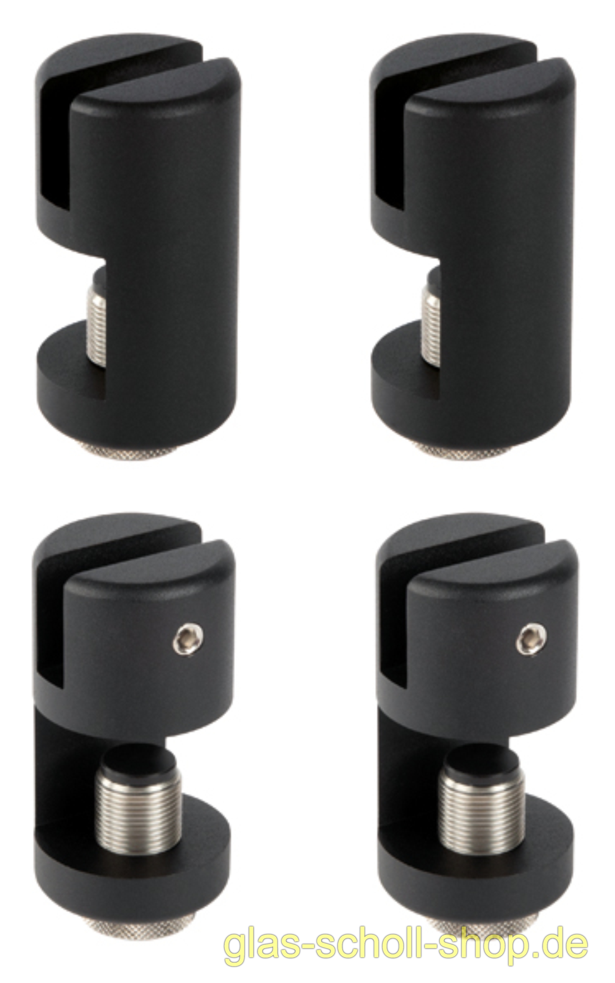 Artikelbild 2 des Artikels “ZWEI Tisch-Klemmfüße für Infektionsschutzscheiben weiß RAL9010 (Paar)“