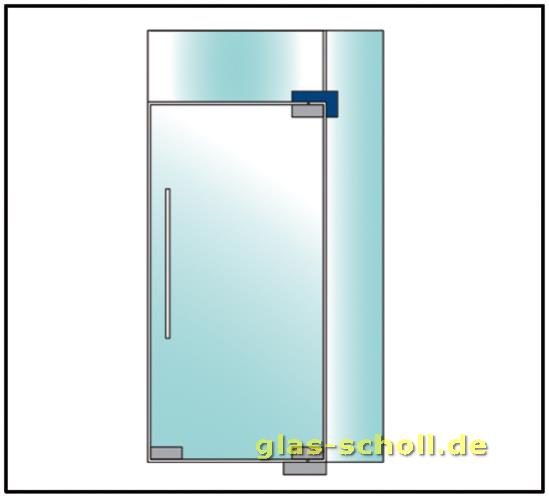 Artikelbild 2 des Artikels “Winkel Oberlichtbeschlag PT 40 Edelstahl gebürstet“