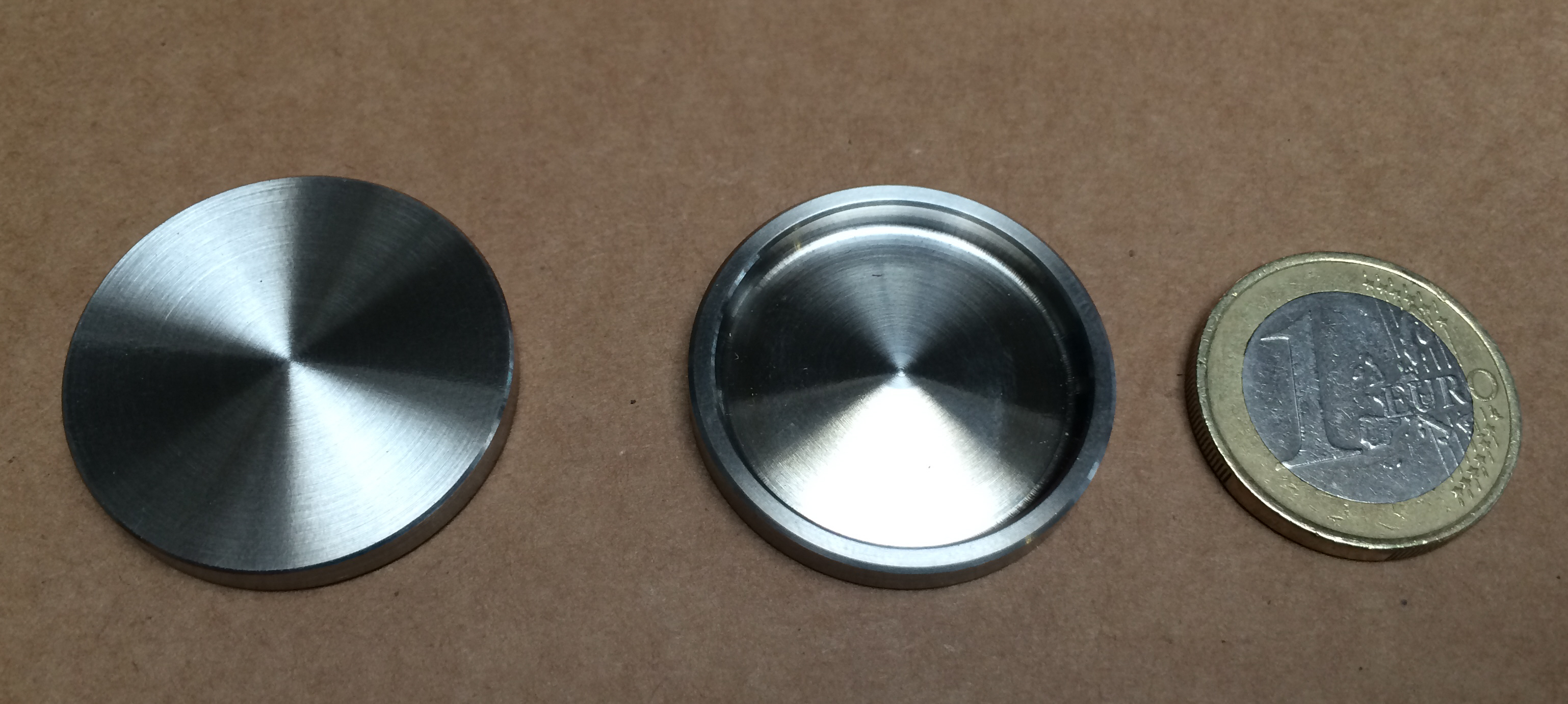 Artikelbild 2 des Artikels “einseitige kleine aufklebbare Edelstahl Griffmuschel d=30 “