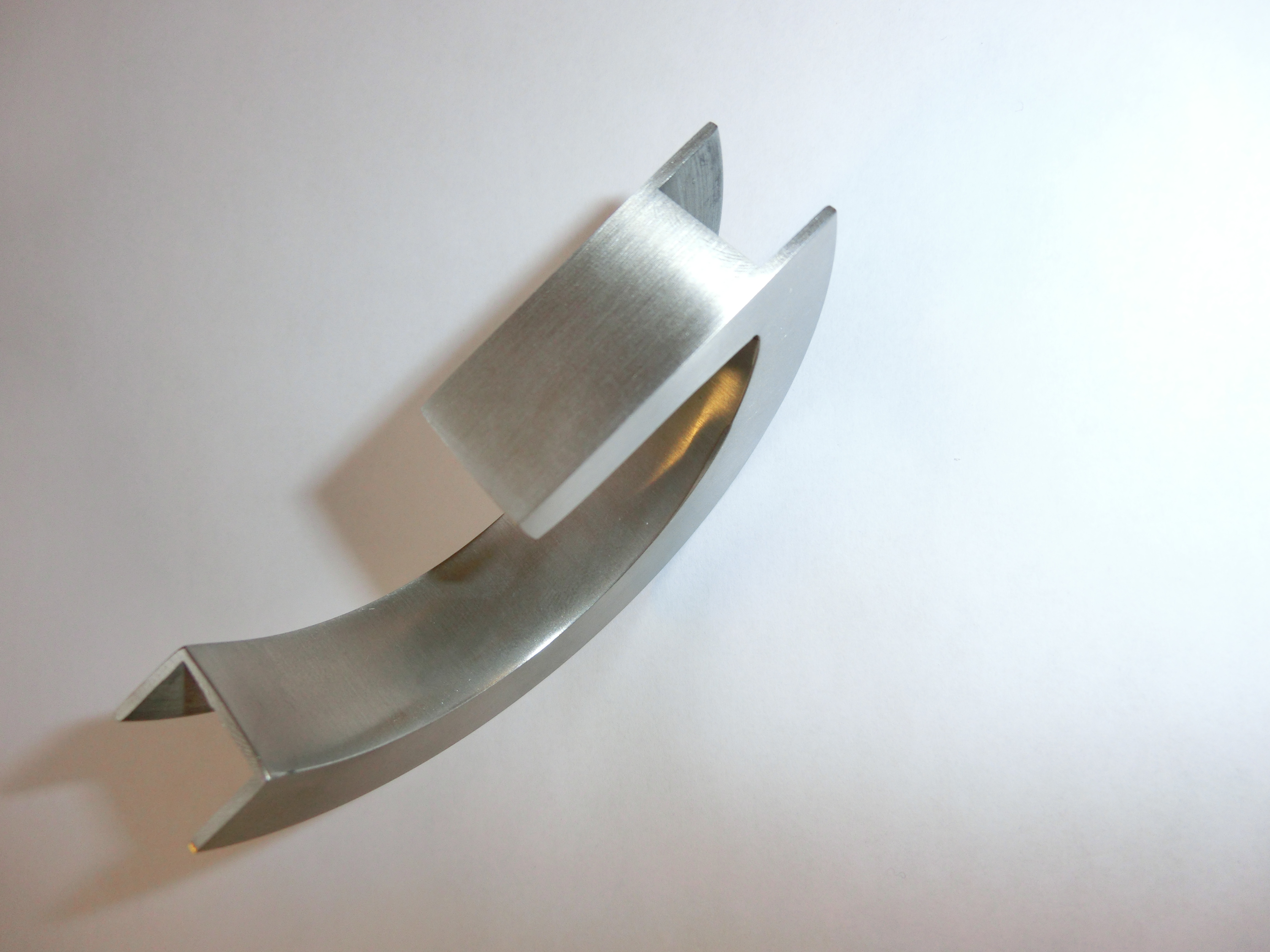 Artikelbild 2 des Artikels “Design G-Edelstahl-Griffmuschel für 12mm Glas!!AUSSTELLUNGSSTÜCK!! “