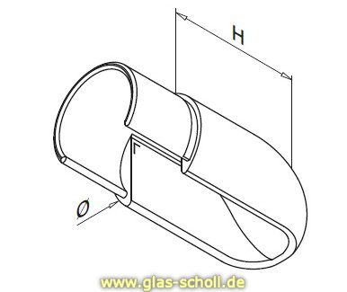 Artikelbild 2 des Artikels “Edelstahl Abschlusskappe gebürstet für Aufgangsgeländer (Paar/2Stk) “