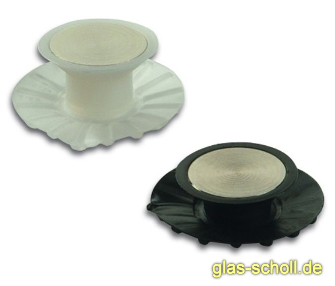 Artikelbild 2 des Artikels “dezenter flächenbündiger Punkthalter B-5206011 transparent 6-8 mm“