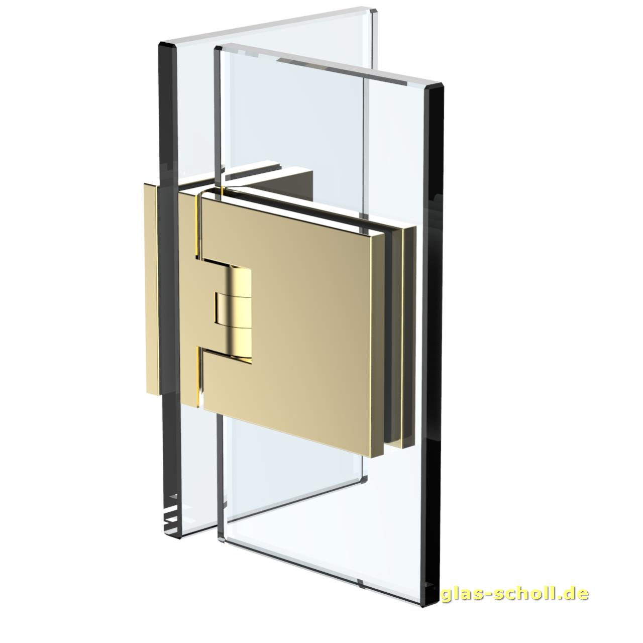 Artikelbild 2 des Artikels “Flamea+ 90° extrastark Glas-Glas Pendel-Duschtürband (verdeckte Verschraubung) glanzverchromt“