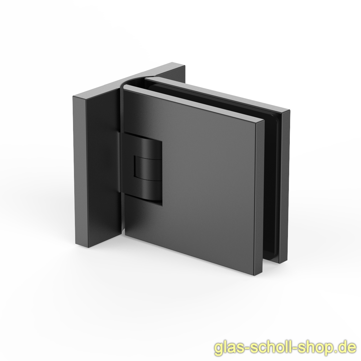 Artikelbild 2 des Artikels “Flamea+ 90° Glas-Wand Pendel-Duschtürband beids. Befestigungslasche glanzverchromt“