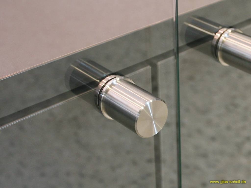 Artikelbild 2 des Artikels “Runder MWE Edelstahl-Türknauf beidseitig d=40/45 Bohrung=16mm geschliffen (Korn 600 strichmatt)“