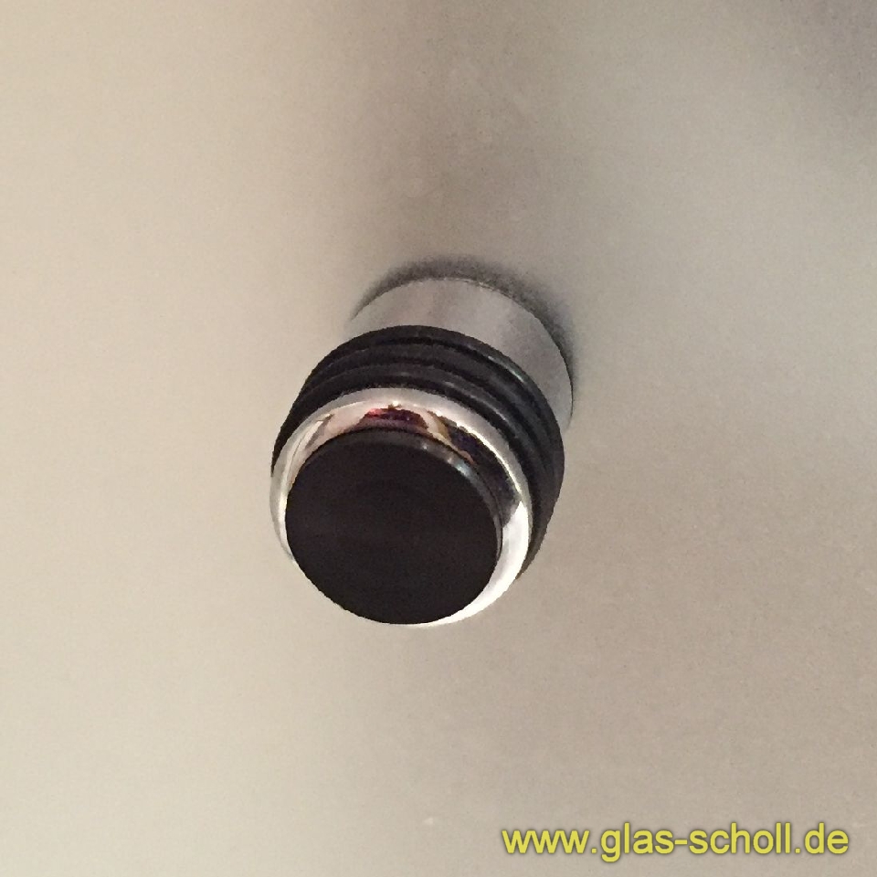 Artikelbild 2 des Artikels “einseitiger Türgriff mit einseitigem Puffer+Gummiringen d=30 Lochbohrung 14mm MS7 glanzverchromt“