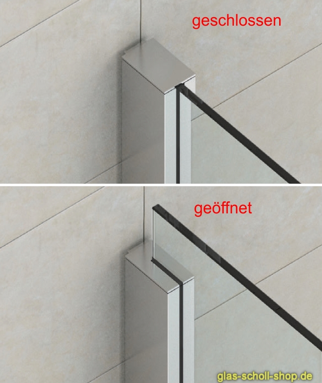 Artikelbild 2 des Artikels “Endkappen für Wandanschlußprofil P8884 geschlossen für 8mm Glas für naturfarbig“