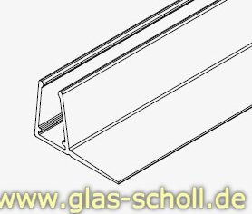 Artikelbild 2 des Artikels “Dichtprofil für 15mm versetzte Schiebetüren mit Lippe (2010mm) für 6-8mm Glas “