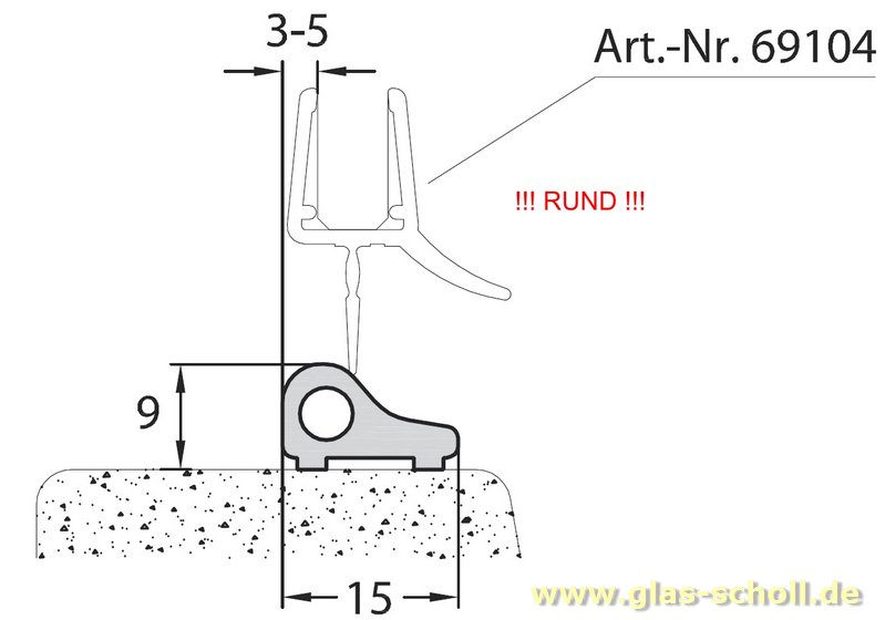 Artikelbild 3 des Artikels “unterer gebogener Schwallschutz SILBER GLÄNZEND (~775 mm) 1 schalig r=500mm “