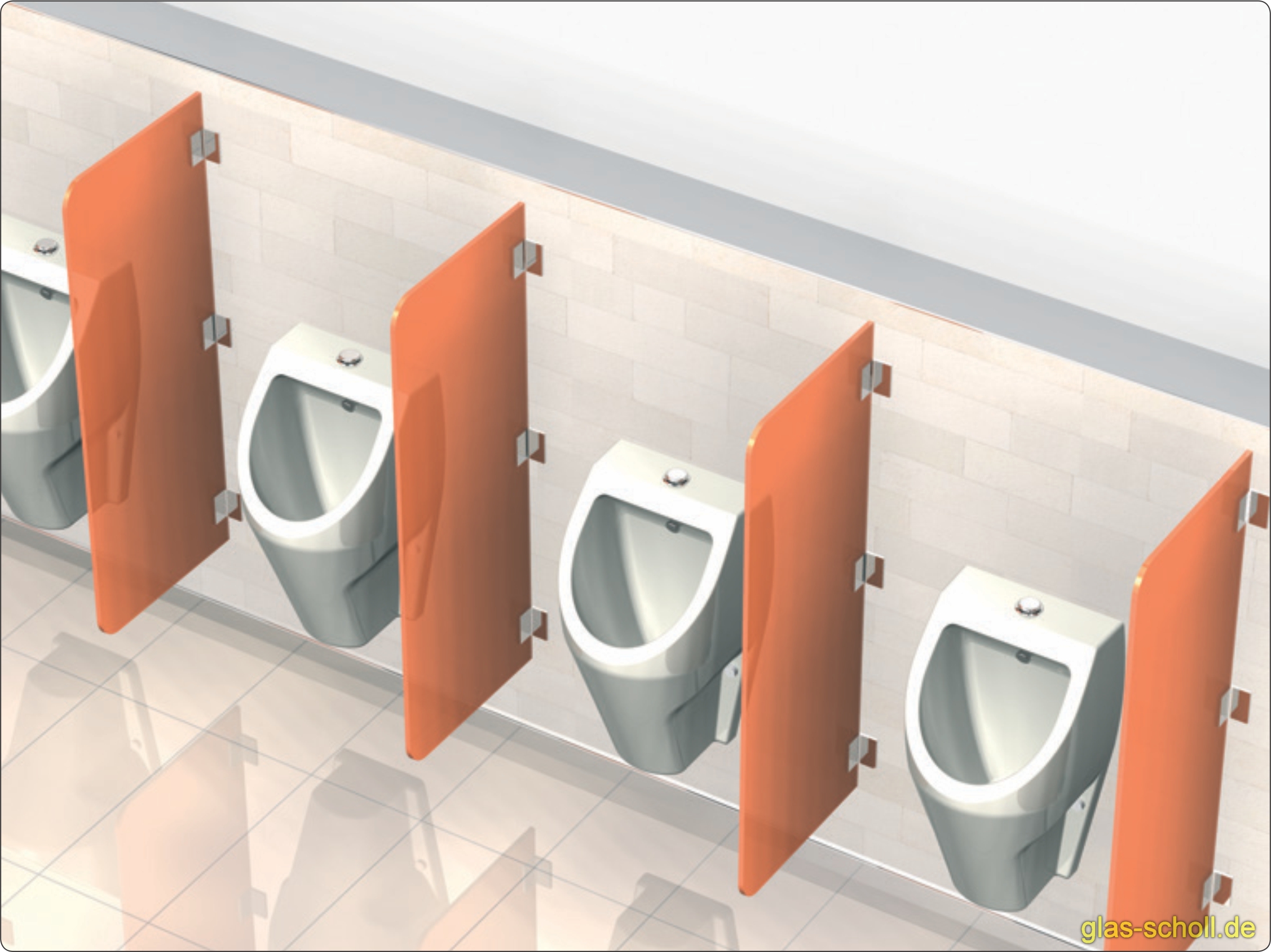 Artikelbild 3 des Artikels “Flamea+ Doppel-Winkelverbinder für Schamwände etc glanzverchromt“