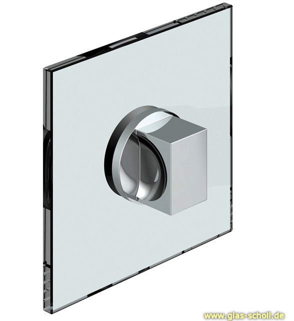 Artikelbild 3 des Artikels “einseitig flächenbündiger Glastürgriff, für 8-10mm Glasstärke glanzverchromt“