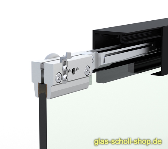 Artikelbild 3 des Artikels “MasterTrack FT 60 Schiebetürsystem inkl. Einzugsdämpfung, 1-flgl. WANDMONTAGE - 2m - Alufarbig E6/EV1“