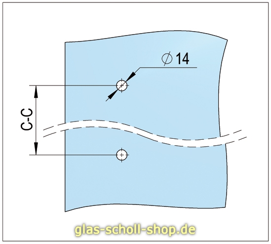 Artikelbild 3 des Artikels “Edelstahl Stangengriff beidseitig d=25 mm Länge 500 mm schwarz pulverbeschichtet 500 mm - schwarz pulverbeschichtet“